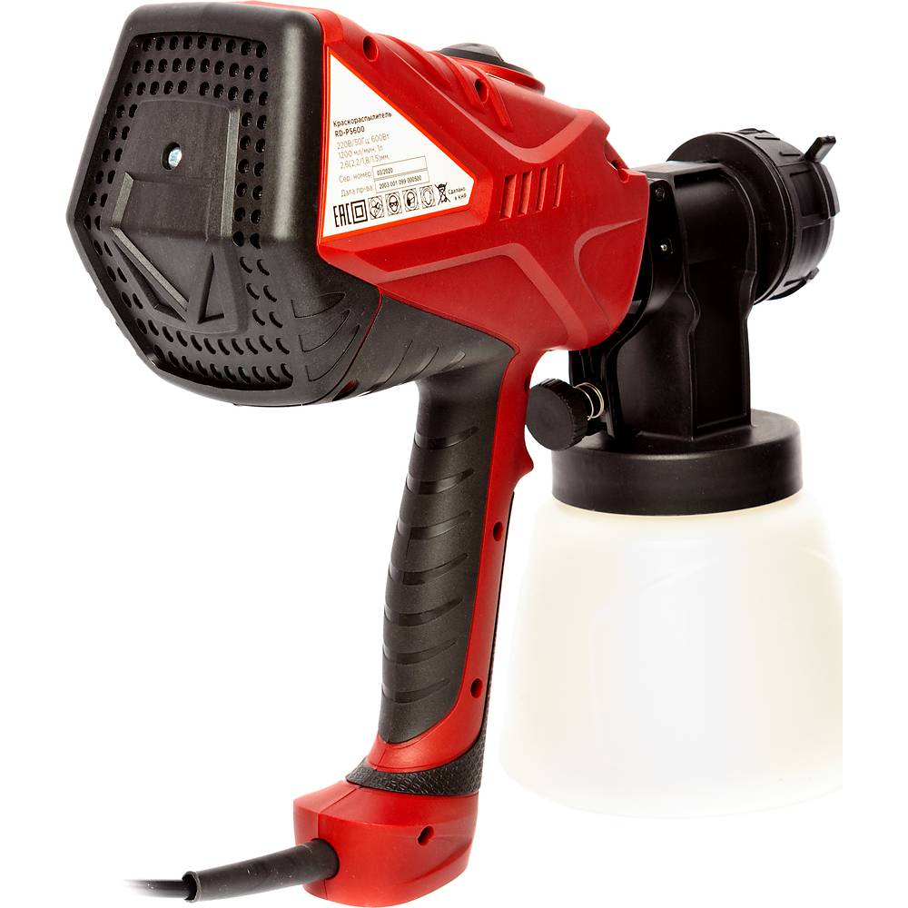 Краскораспылитель электрический REDVERG RD-PS600 - 3