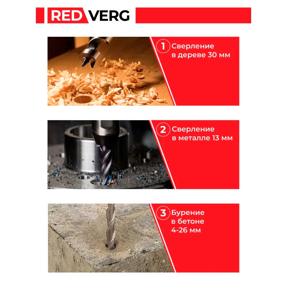 Перфоратор REDVERG RD-RH850 - 3