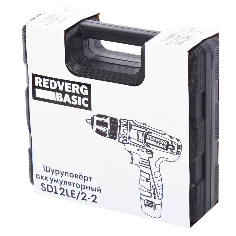 Шуруповерт аккумуляторный REDVERG Basic SD12LE/2-2 - 1