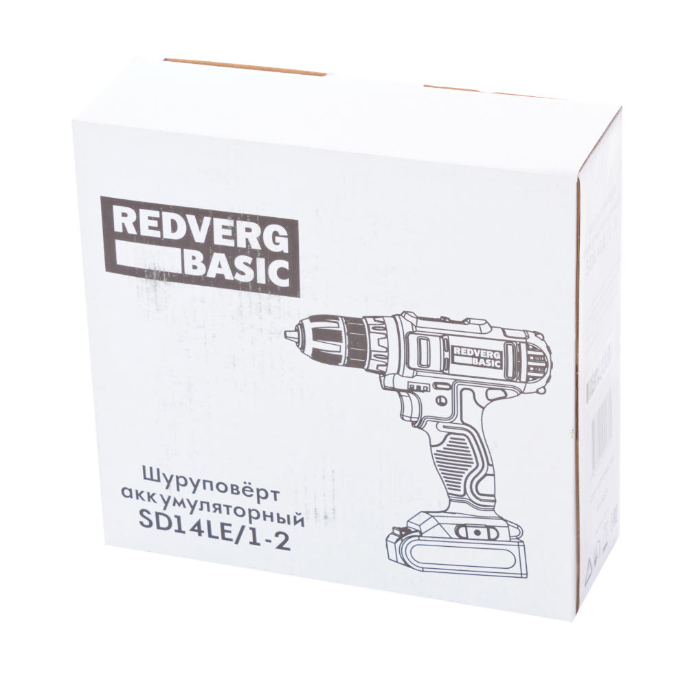 Шуруповерт аккумуляторный REDVERG Basic SD14LE/1-2 - 2