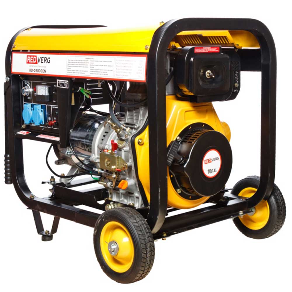 Генератор дизельный REDVERG RD-D5000EN - 3